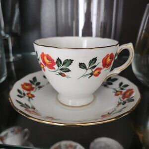 Vintage Royal  Malvern Tea Cup and Saucer